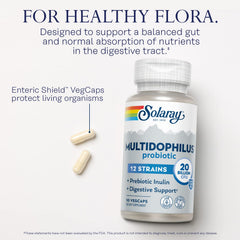 Solaray enteric VegCaps packaging designed for travel-friendly use.
