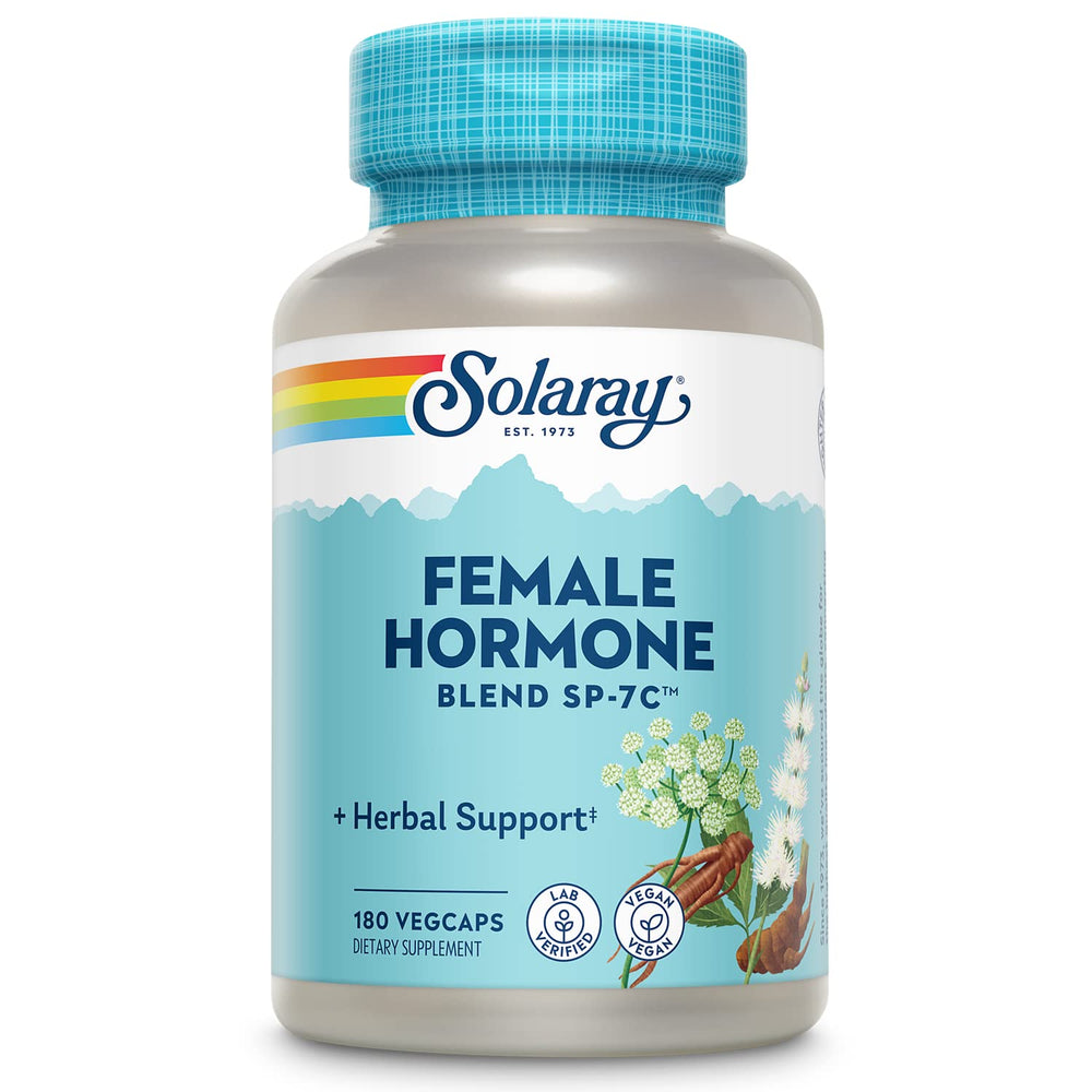 SOLARAY SP-7C bottle with capsules for herbal balance support