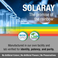 SOLARAY Food Carotene eco-packaging-pcr-bottle sustainable bottle from ocean- and landfill-derived plastics.