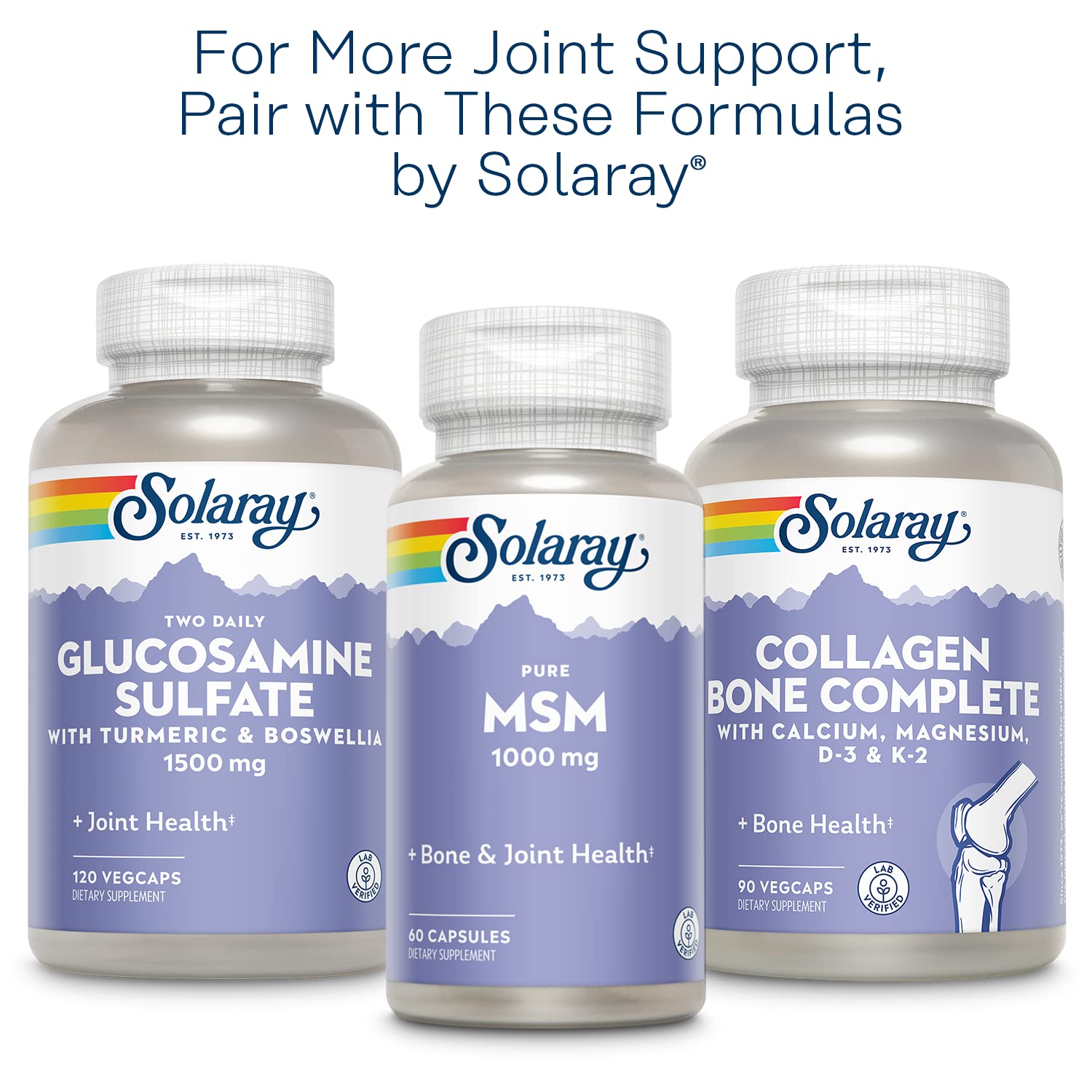 SOLARAY package on shelf indicating accessible daily joint support