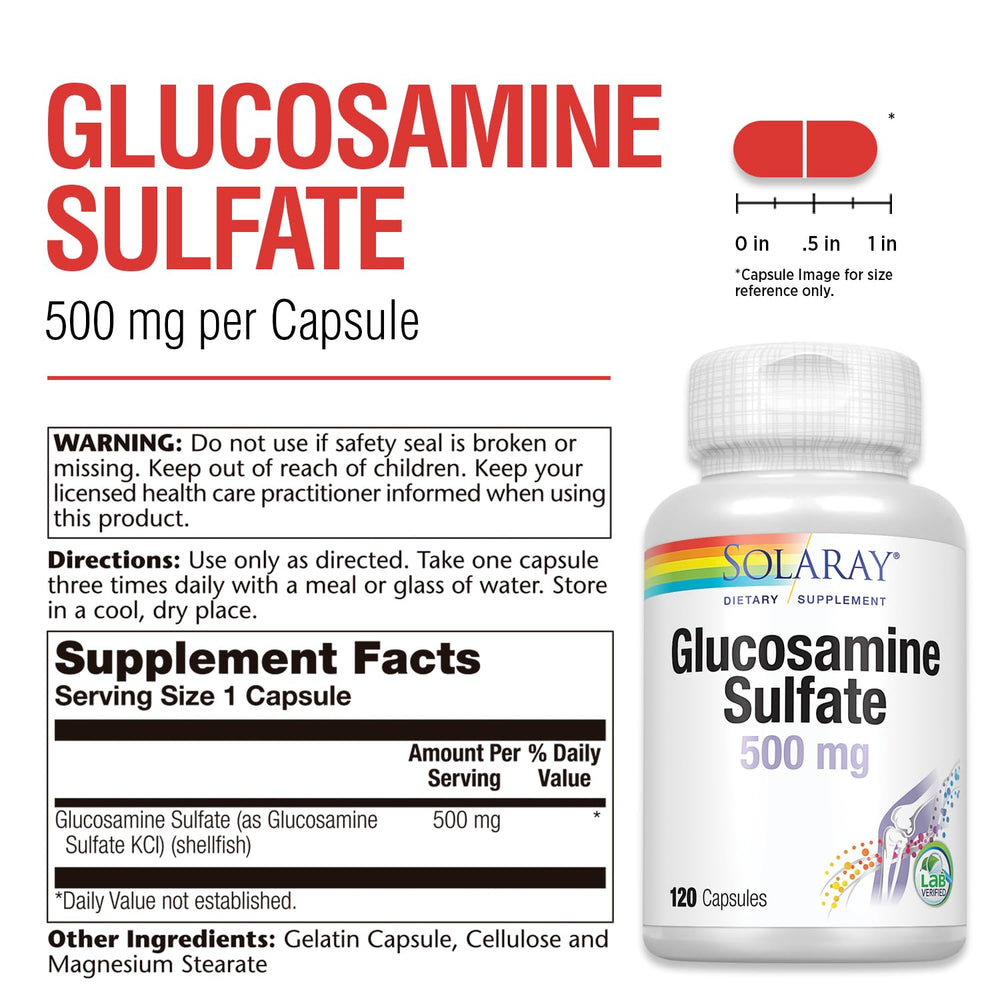 SOLARAY label highlights 1500 mg per day dose and ingredients.