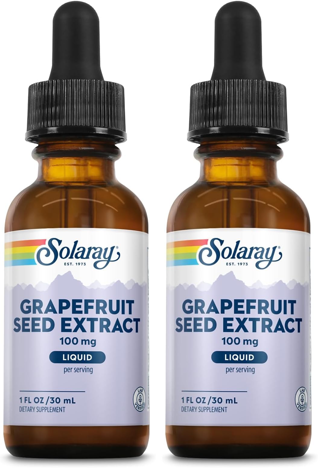 SOLARAY Grapefruit Seed Extract Drops bottle pour for easy daily wellness routine.
