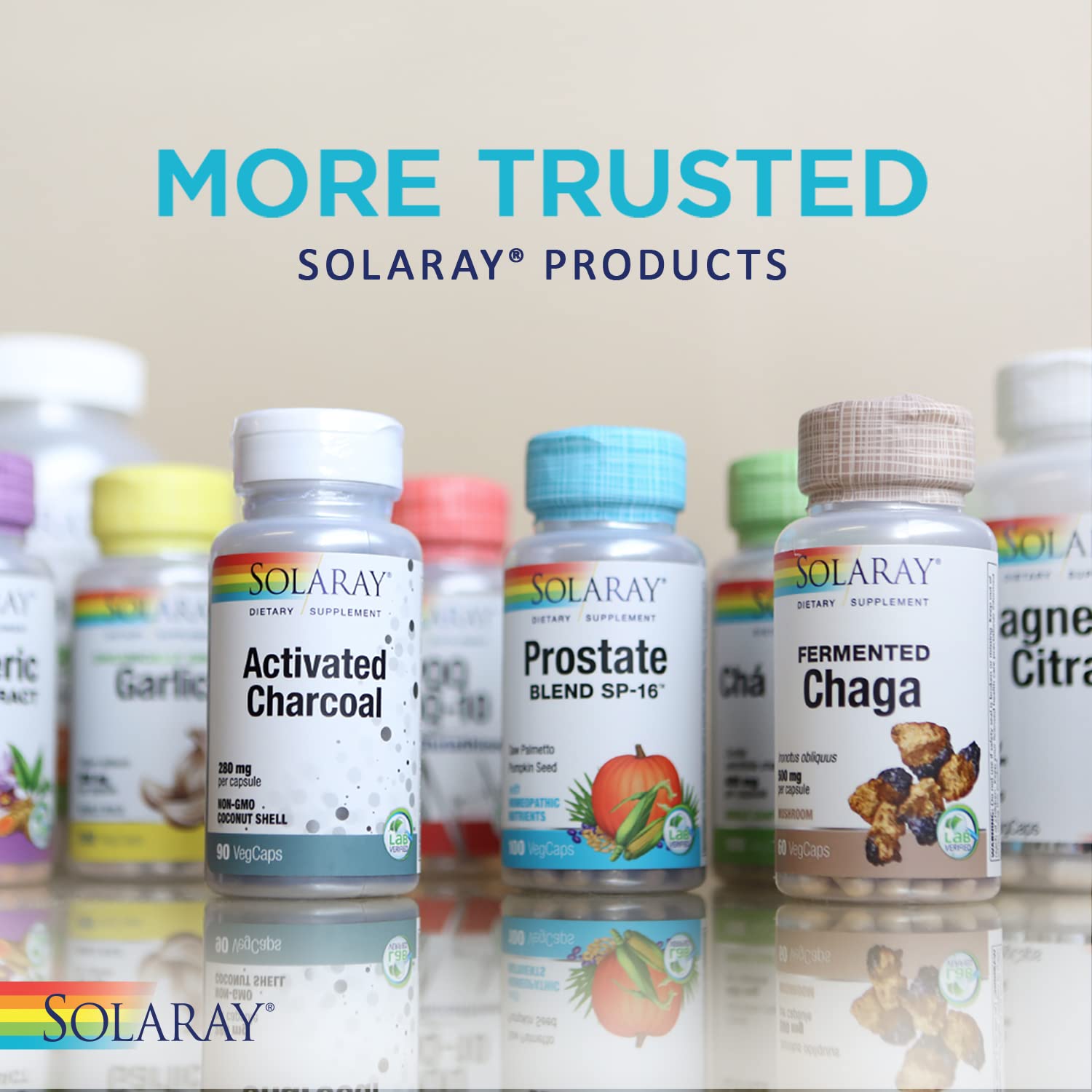 SOLARAY HCL with Pepsin pouring capsules for easy dosing.