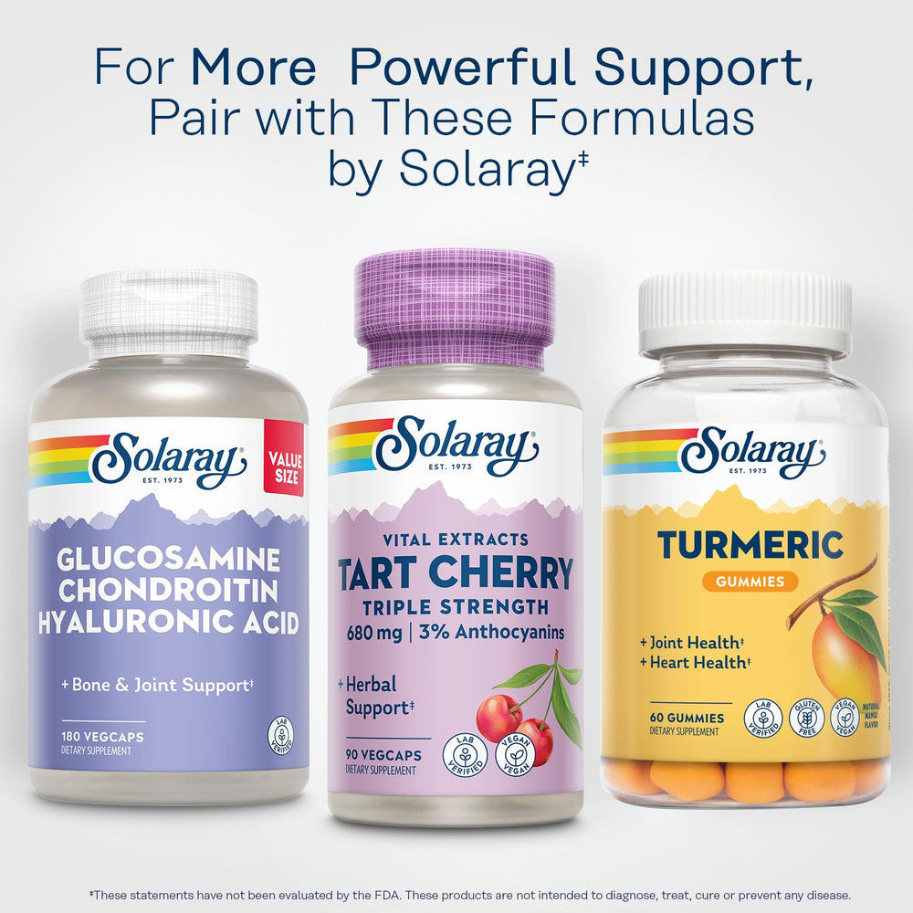 SOLARAY GMP-certified facility with in-house lab testing signals quality assurance.