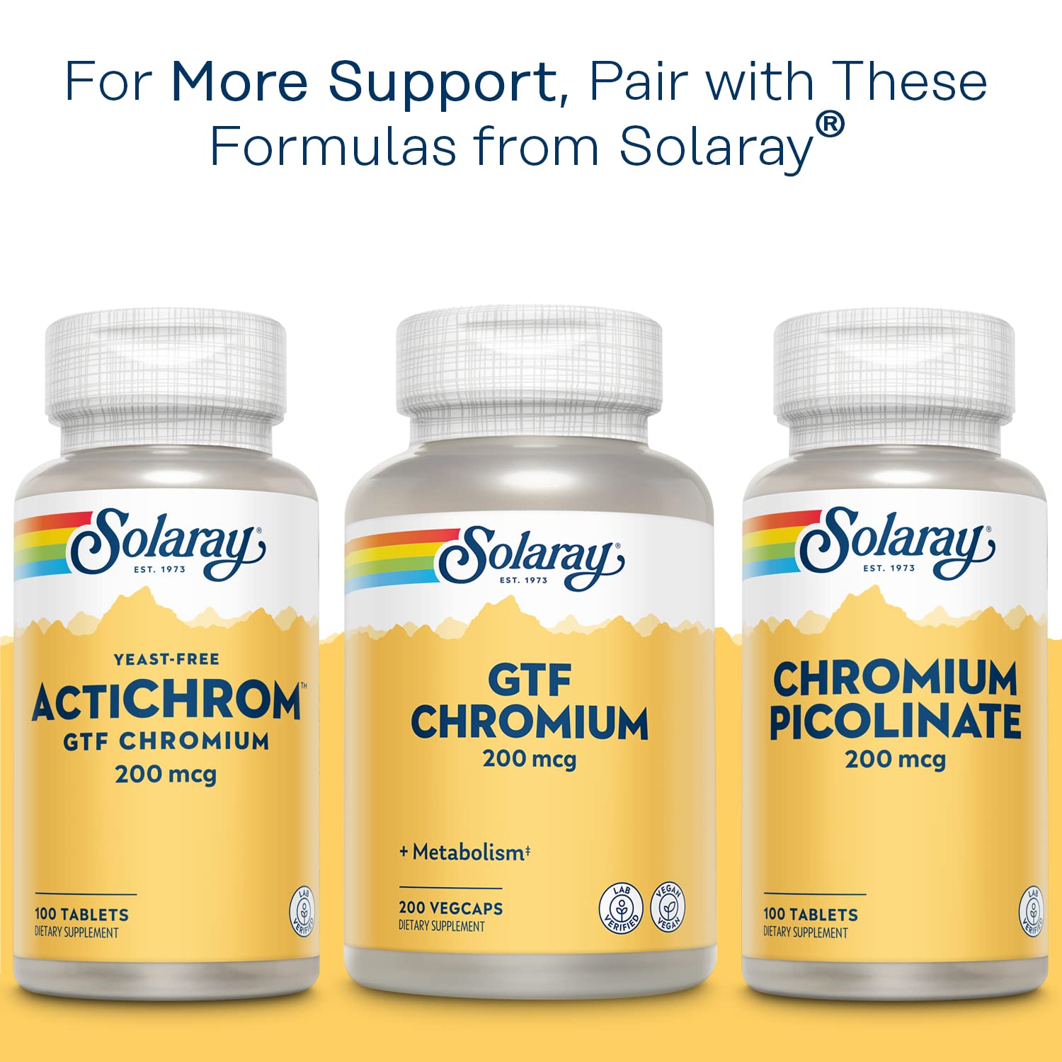 SOLARAY production in Utah lab ensures purity and potency.