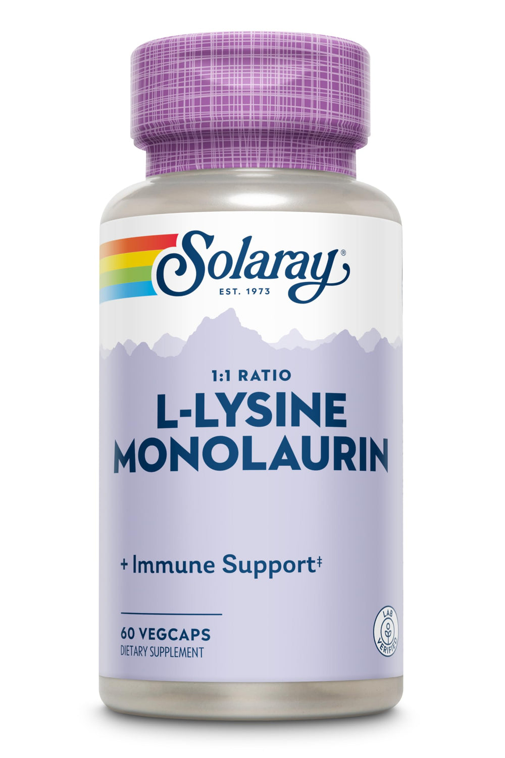 SOLARAY label close-up highlighting ingredients and 1:1 ratio.