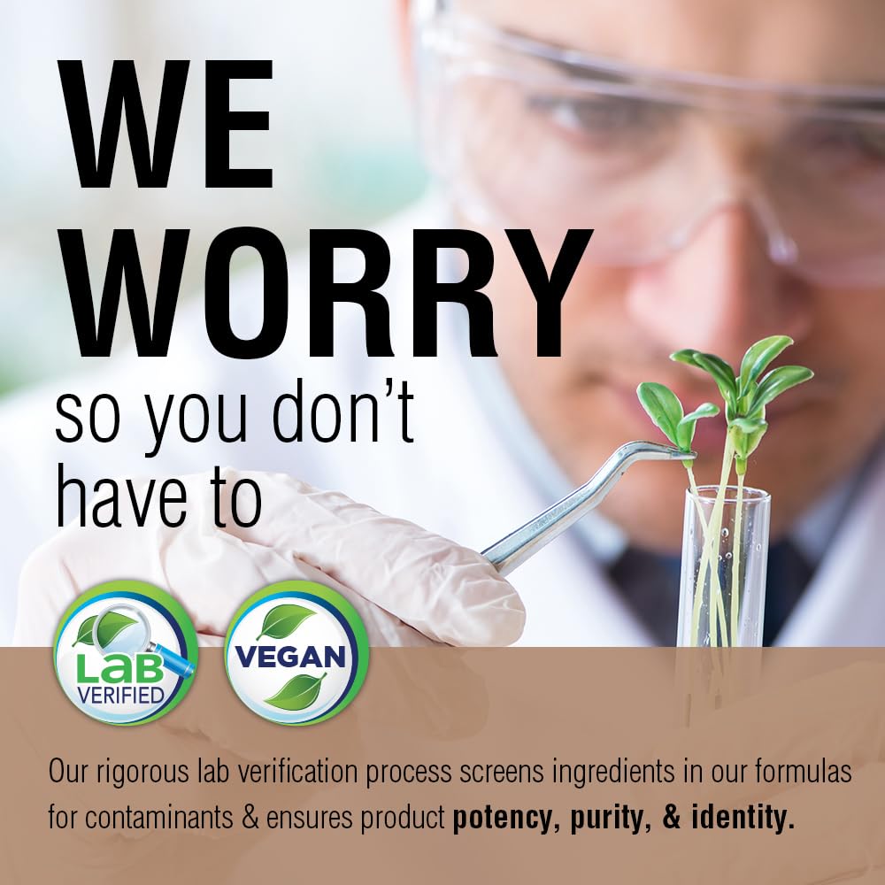 Solaray label highlights nutrition information and allergen-free details.