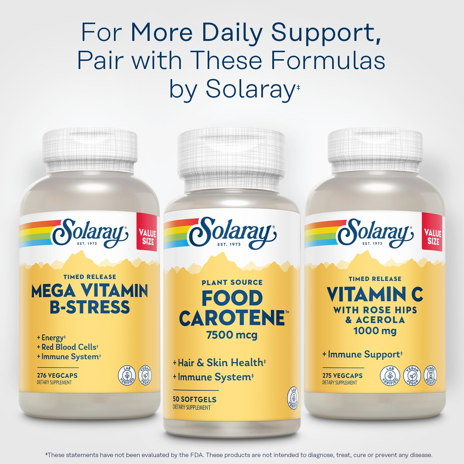 SOLARAY Laboratorio Utah control de calidad y pruebas de ingredientes