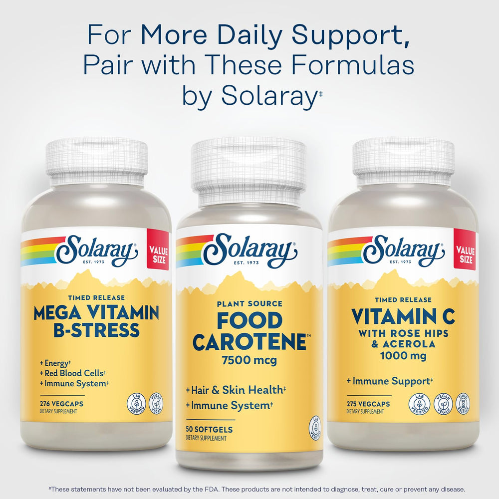SOLARAY Laboratorio Utah control de calidad y pruebas de ingredientes