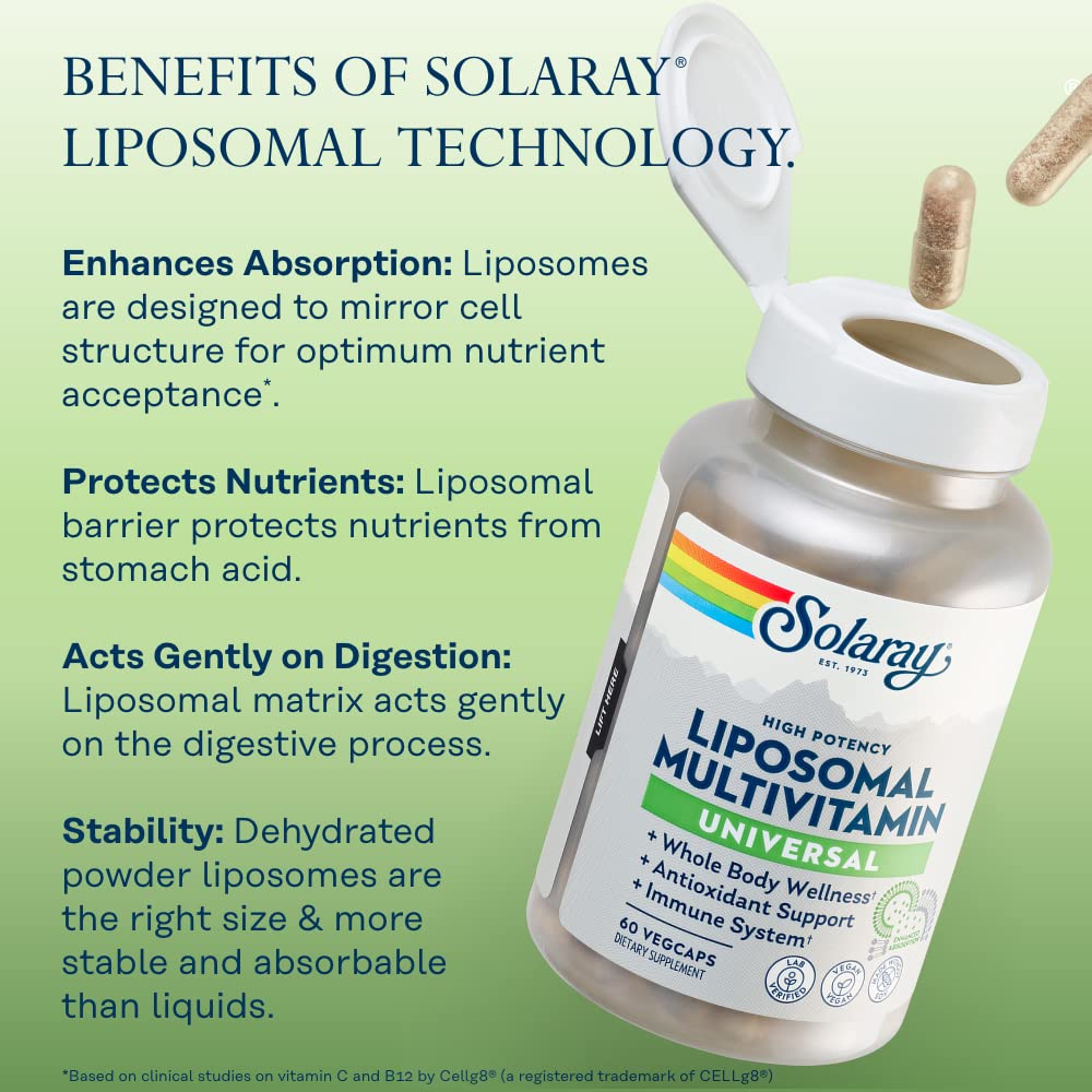 SOLARAY eco-friendly PCR bottle packaging reduces plastic waste.