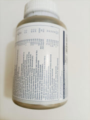 SOLARAY liposomal multivitamin ingredients chart highlights vitamin C and D.