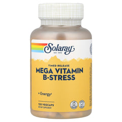 SOLARAY Mega B Stress two-stage release bottle supports quick relief and steady energy