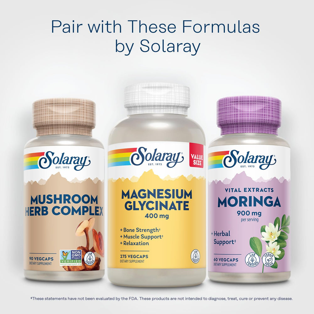SOLARAY Moringa eco-packaging emphasizes sustainable production.