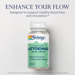 SOLARAY Nattokinase enteric coating detail indicating stomach protection