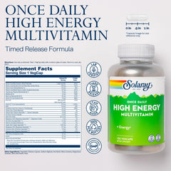 SOLARAY Once Daily bottle side view highlighting the container design