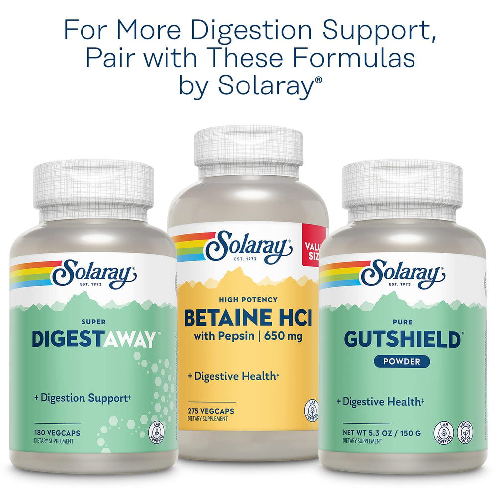 Solaray Pancreatin 1300 guarantee signals 60-day assurance