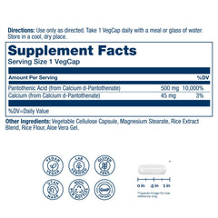 SOLARAY Pantothenic Acid capsule closeup for daily wellness