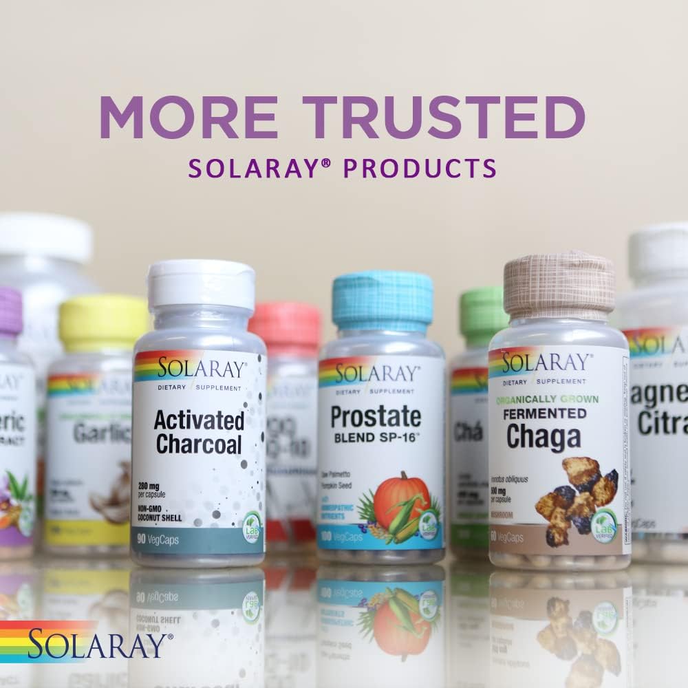 SOLARAY product label highlights phytoestrogen properties for natural support.