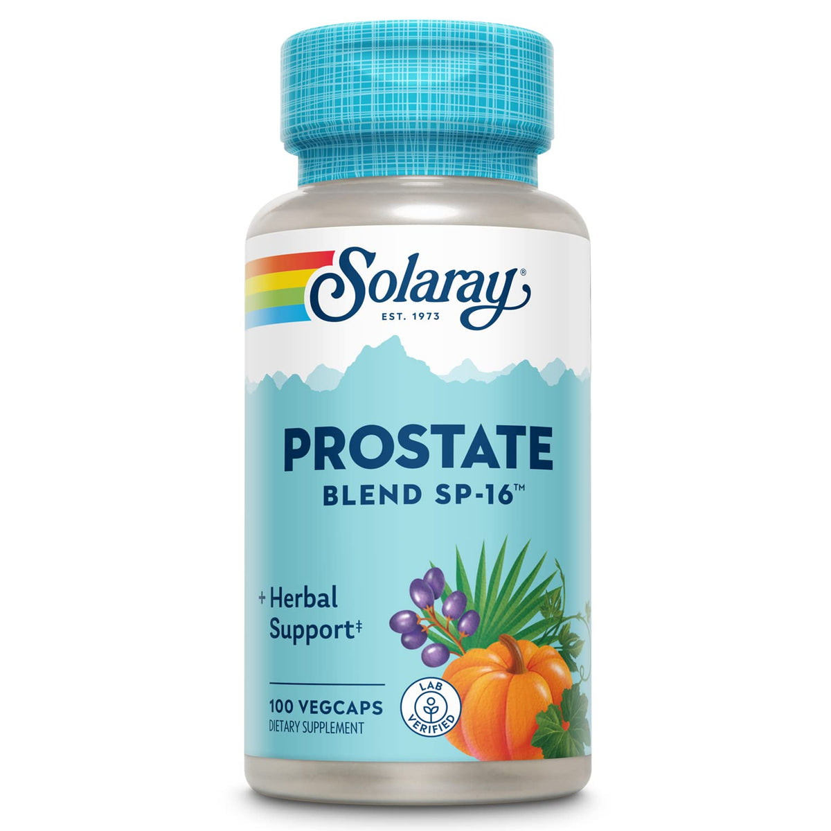 SOLARAY Prostate Blend SP-16 bottle front supporting daily wellness