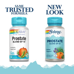SOLARAY Prostate Blend SP-16 capsules close-up for easy daily supplementation