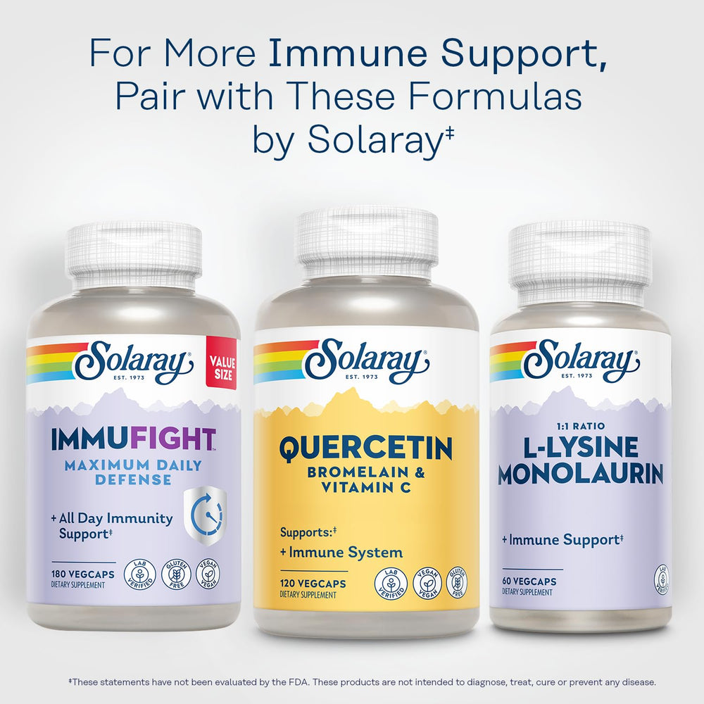 SOLARAY QBC Plex box on store shelf displaying 120 VegCaps