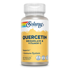 SOLARAY Quercetin bottle on shelf highlighting immune support potential