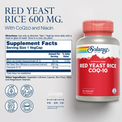 Close-up of SOLARAY bottle label showing non-irradiated, citrin-free formulation.