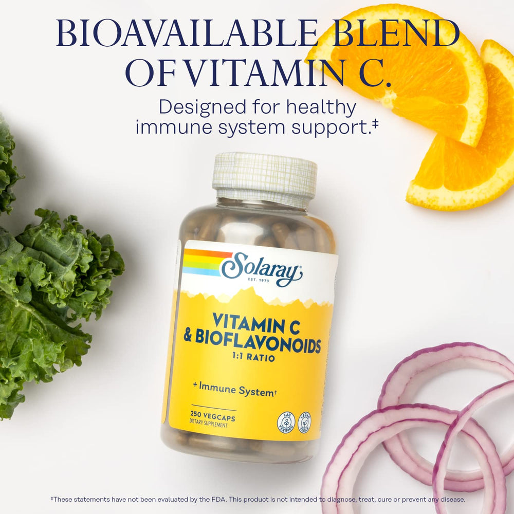 SOLARAY Rose Hips and Acerola as natural vitamin C sources