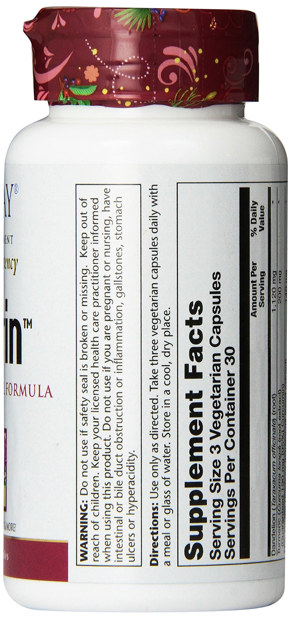Solaray Siliverin capsules in vegan form for easy daily use