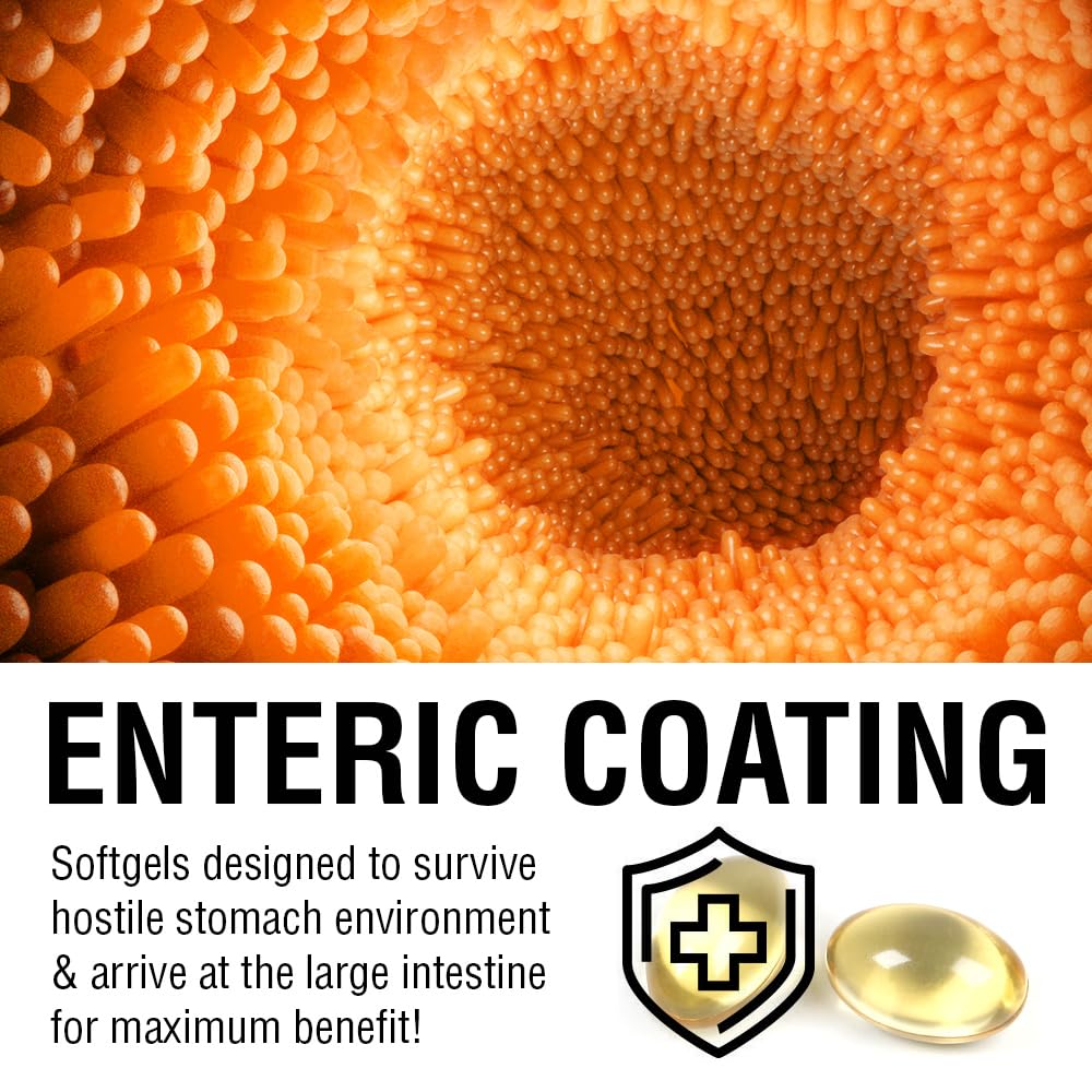 SOLARAY Softgel capsules for convenient digestive support on the go.