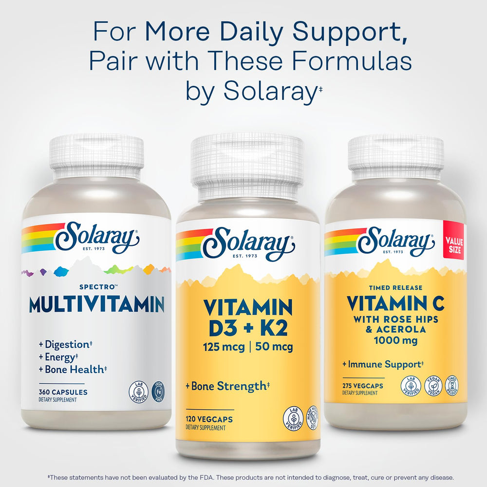 SOLARAY Spectro bottle with capsules ready for daily use