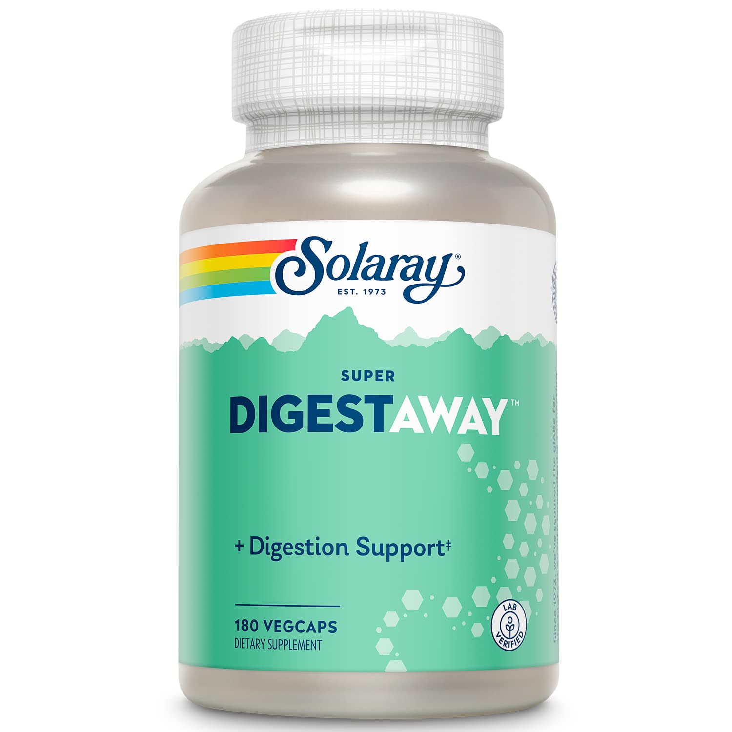 SOLARAY Super Digestaway bottle for daily digestive support.