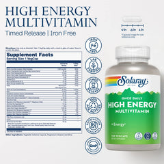 SOLARAY timed-release capsules inside for extended nutrient delivery across the day