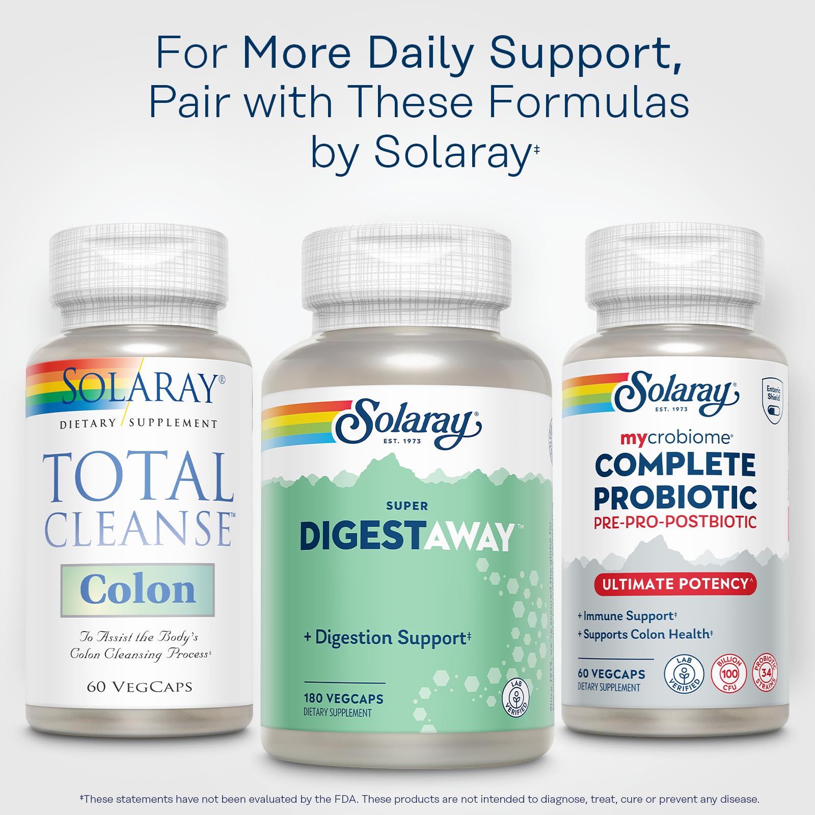 SOLARAY Total Cleanse Colon facility with solar panels emphasizes sustainability.