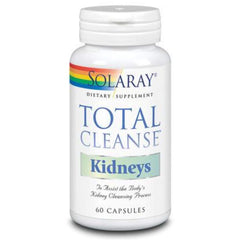 SOLARAY Total Cleanse Kidneys bottle with Veg Cap capsules supports daily wellness