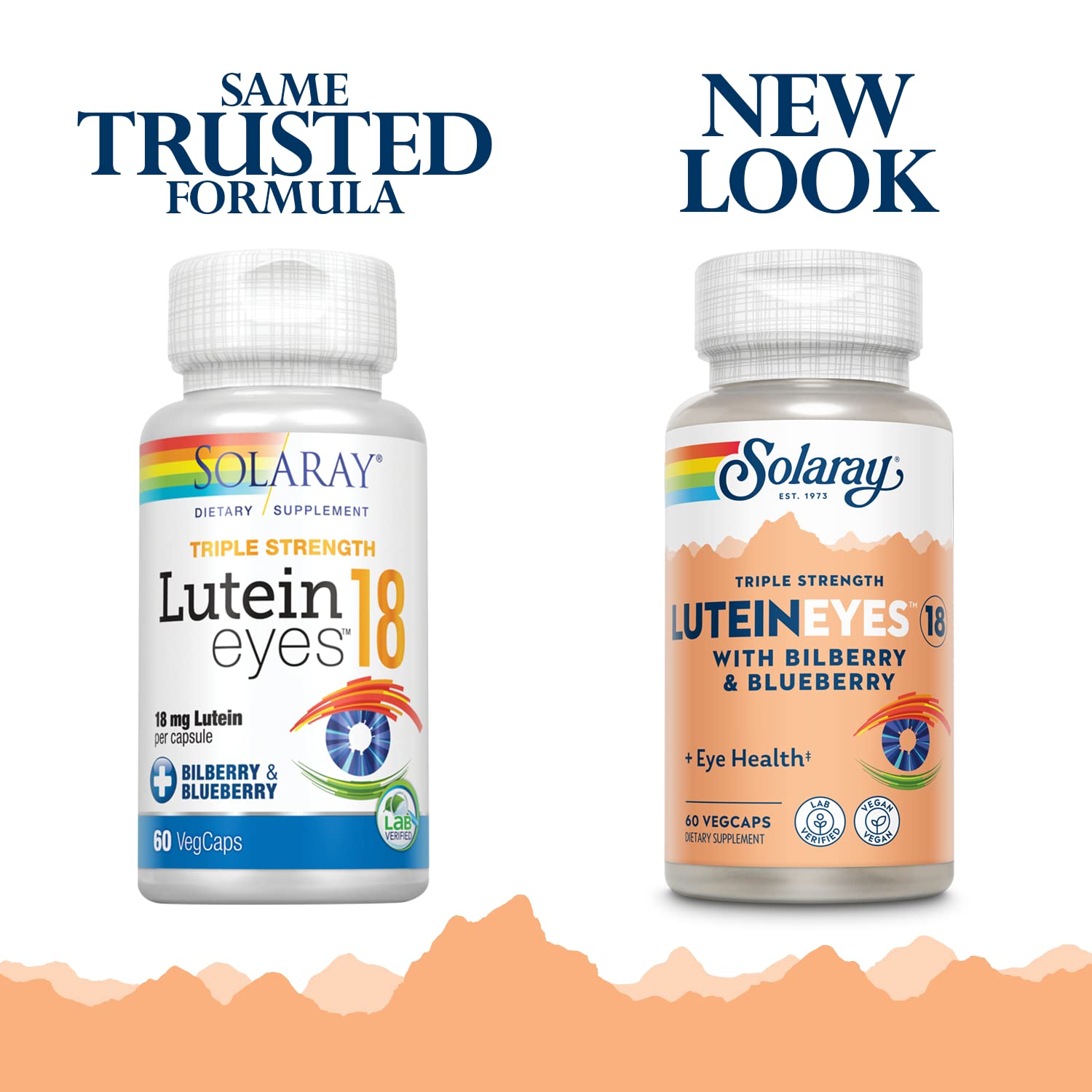 Solaray Triple Strength Lutein capsules ready for daily eye support.