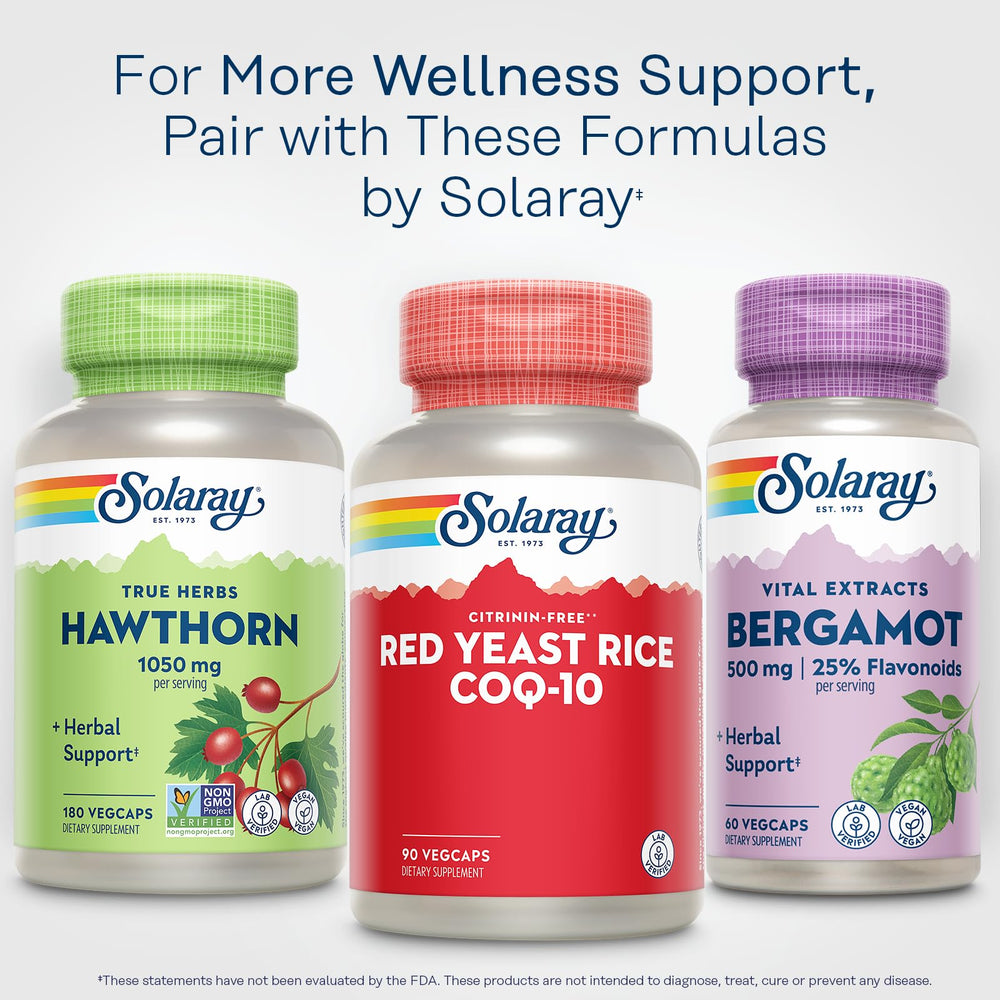 SOLARAY Utah lab quality testing seal signals reliability and potency.