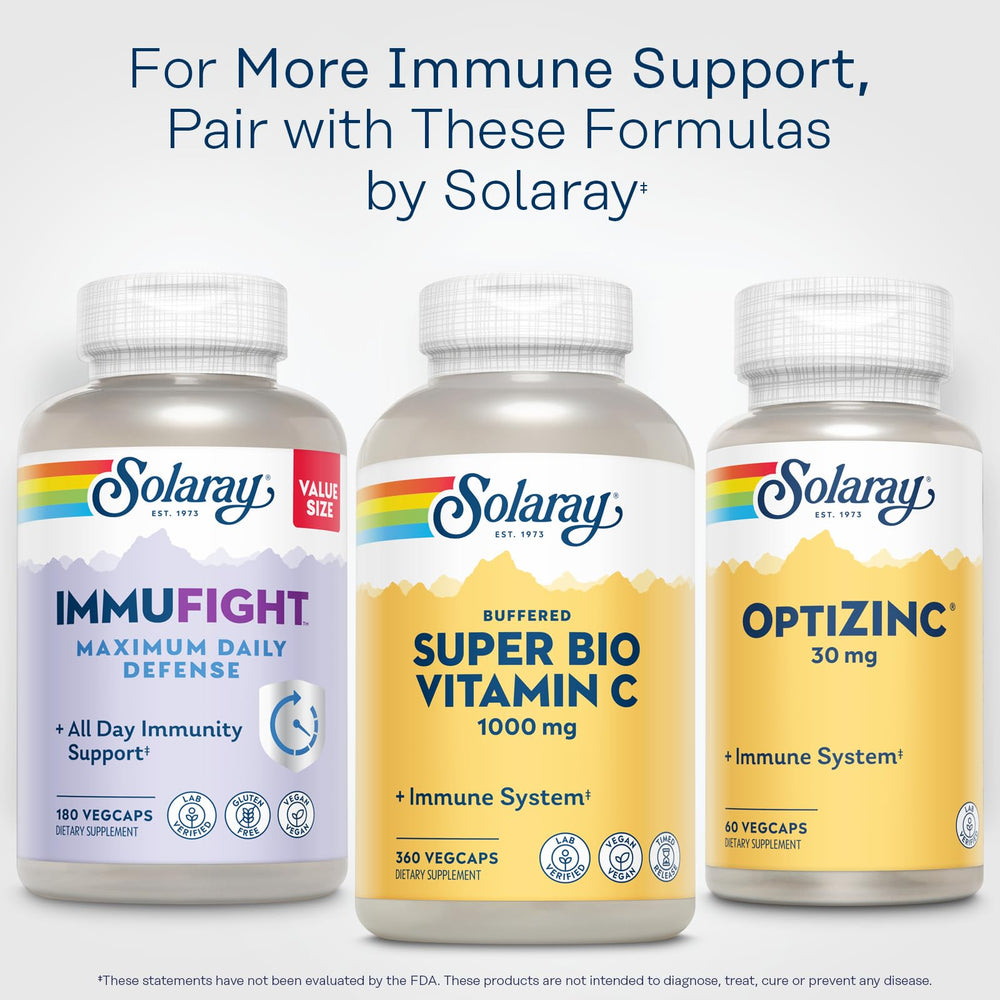 SOLARAY Utah lab-tested vitamin C guarantees purity and potency.