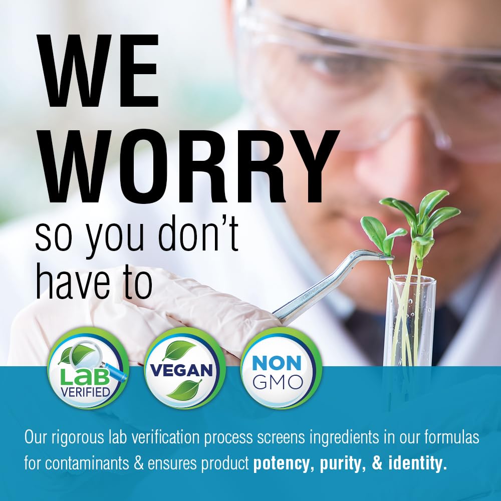 Solaray vegan capsules on countertop with clear gluten-free label.