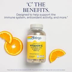 SOLARAY Vitamin C 1000mg vegan capsules