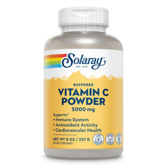 Solaray Vitamin C powder bottle front for immune support