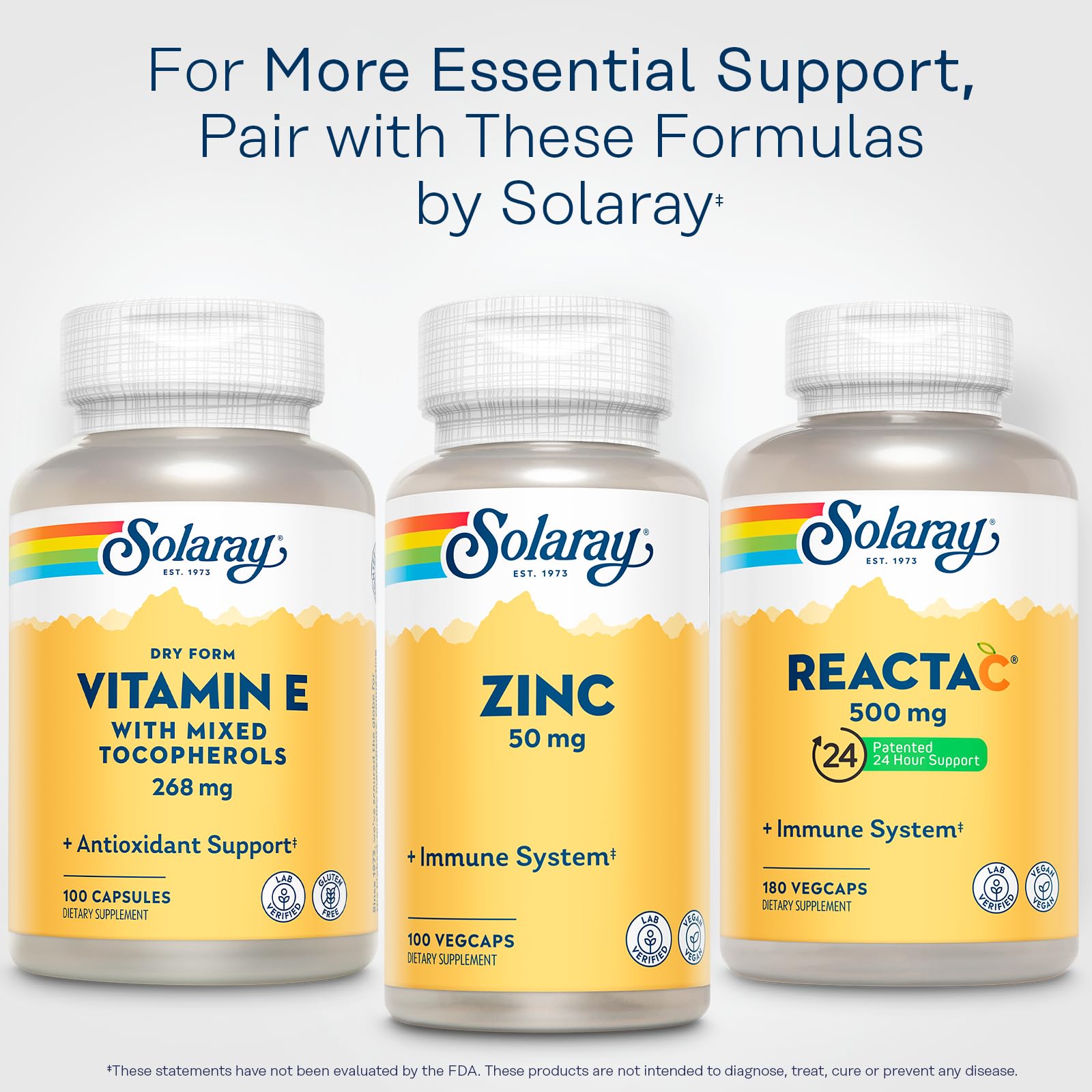 SOLARAY bottle with 60-day guarantee for customer confidence