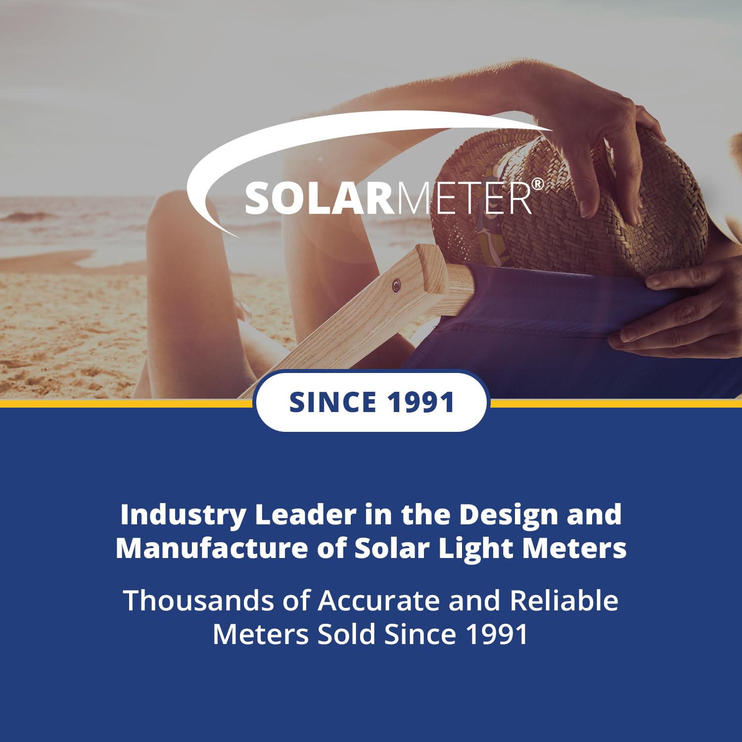 Solarmeter 6.4 rugged plastic construction for durability.