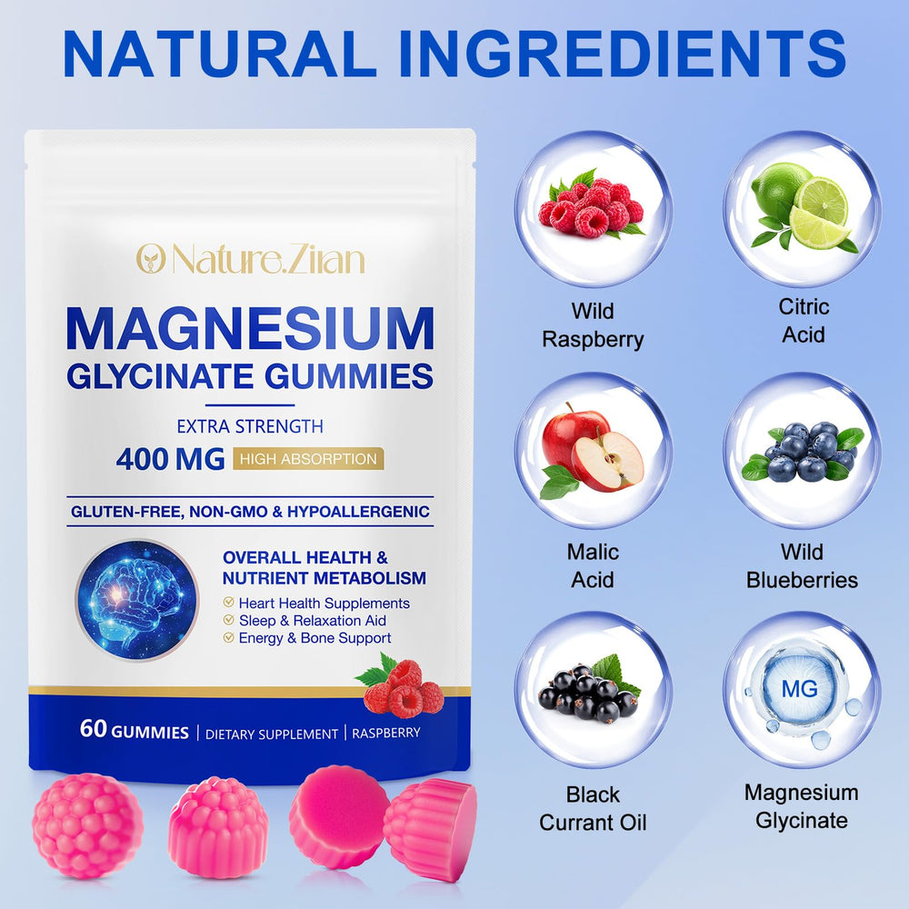 SOLEMEONY magnesium glycinate gummies being poured highlights quick-dissolving texture for relaxation.