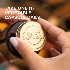Solgar Boswellia Resin Extract capsules arranged for easy daily use.