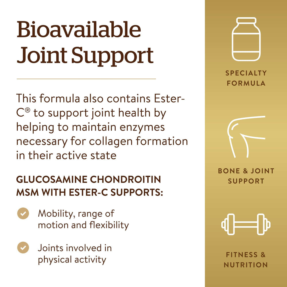Solgar bottle on wooden table evoking daily joint care routine