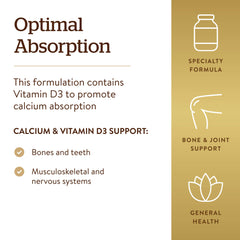 Solgar Calcium Citrate D3 packaging emphasizes non-GMO, gluten-free, and dairy-free choice.