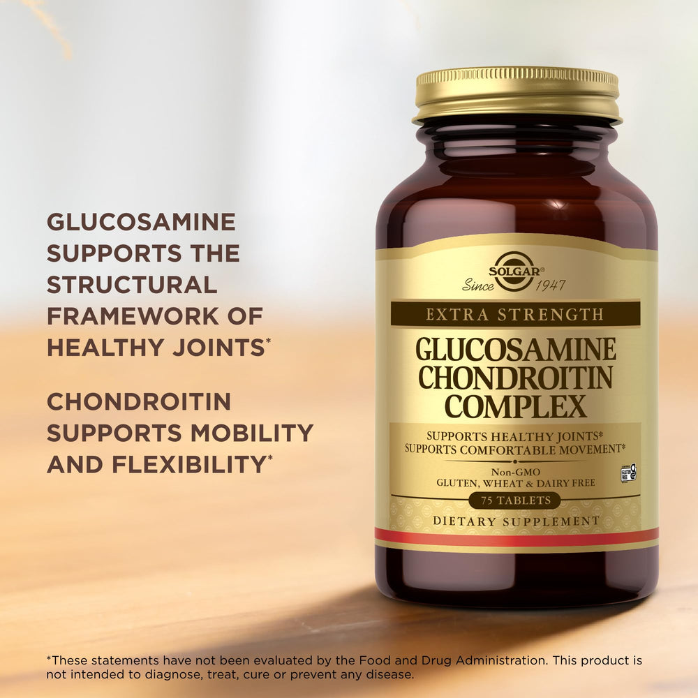 Solgar daily-use bottle suggesting routine for comfortable movement