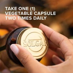 Solgar DLPA 500 mg label detail reveals non-GMO vegan and gluten-free features