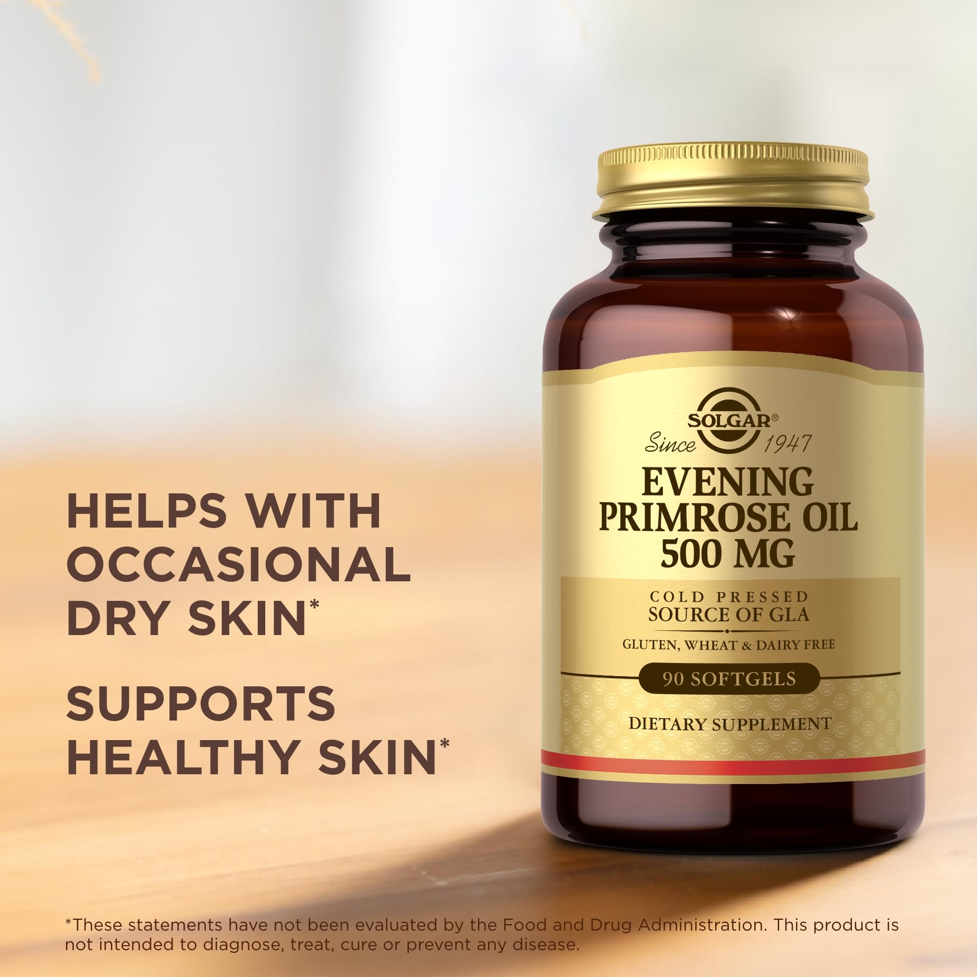Solgar Evening Primrose Oil two-pack box on shelf